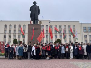 Митинг, посвященный 107-ой годовщине Октябрьской революции