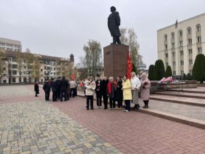 Митинг, посвященный 107-ой годовщине Октябрьской революции